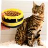 BESPORTBLE Ceramic Food Bowl for Dogs and Cats, Elevated Foot-Shaped Design, Easy to Clean view 3