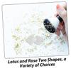 Operitacx 2-Piece Silicone Flower Nail Art Molds with Lotus and Rose Designs view 3