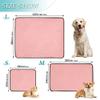 Washable Non-Slip Dog Training Pads, Car Use, 50.8 x 61 cm, Light Peach, 3-Pack view 3
