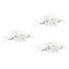 FRCOLOR 3-Piece Women's Floral Hair Comb Set, Silver view 1