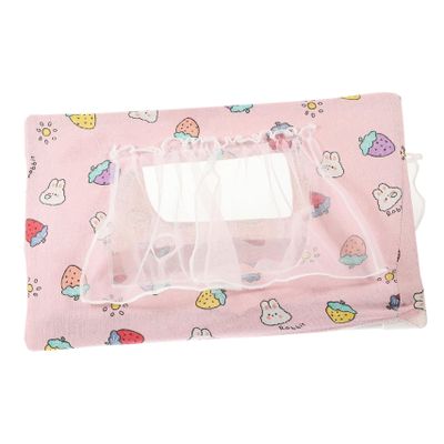 Kisangel Pink Fabric Hamster Tent for Small Pets