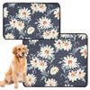 3-Pack Washable Dog Pee Pads, Non-Slip Indoor Mats, 20 x 24 in, Daisy Pattern view 1