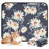 3-Pack Washable Dog Pee Pads, Non-Slip Indoor Mats, 20 x 24 in, Daisy Pattern view 2