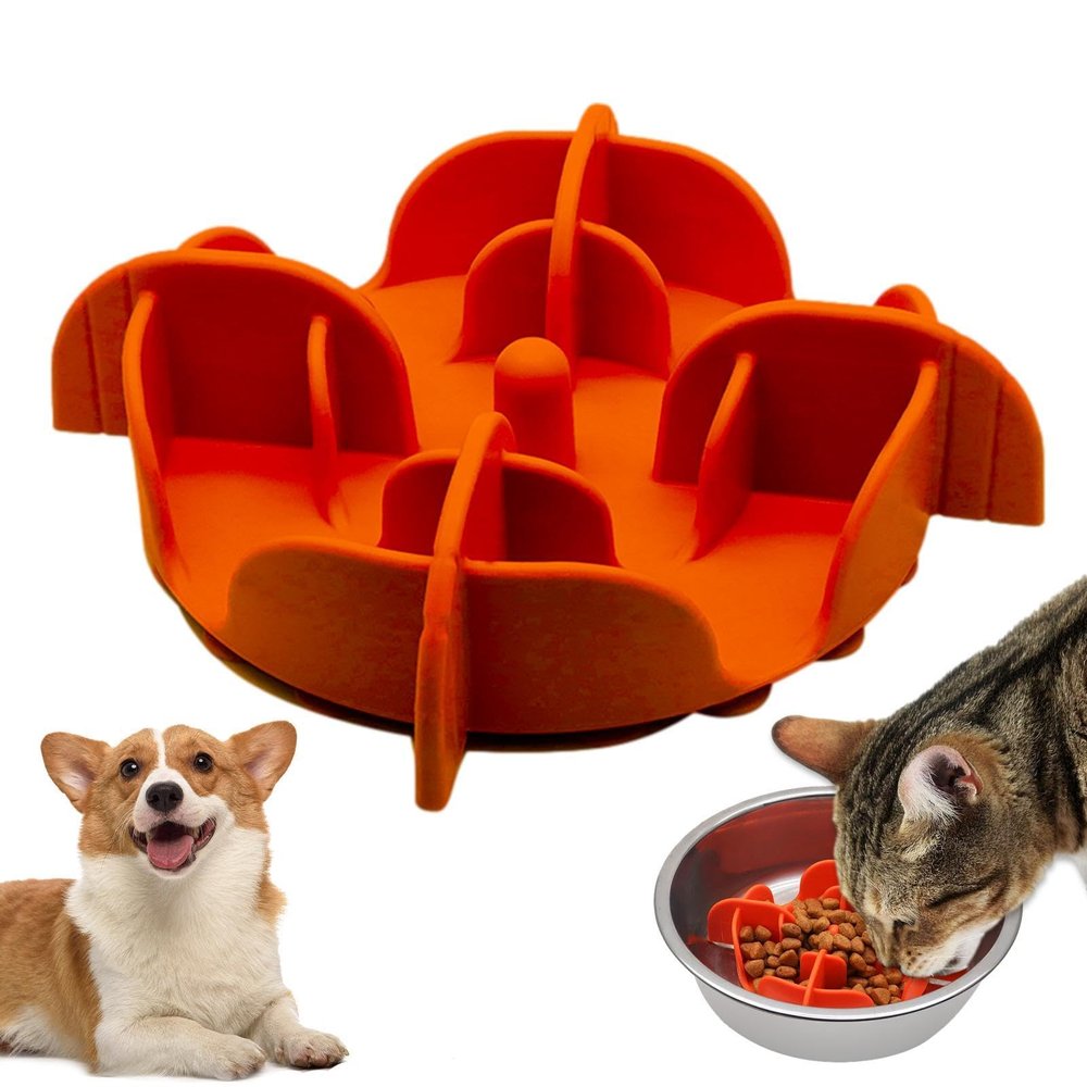 Non-Slip Silicone Puzzle Bowl for Dogs