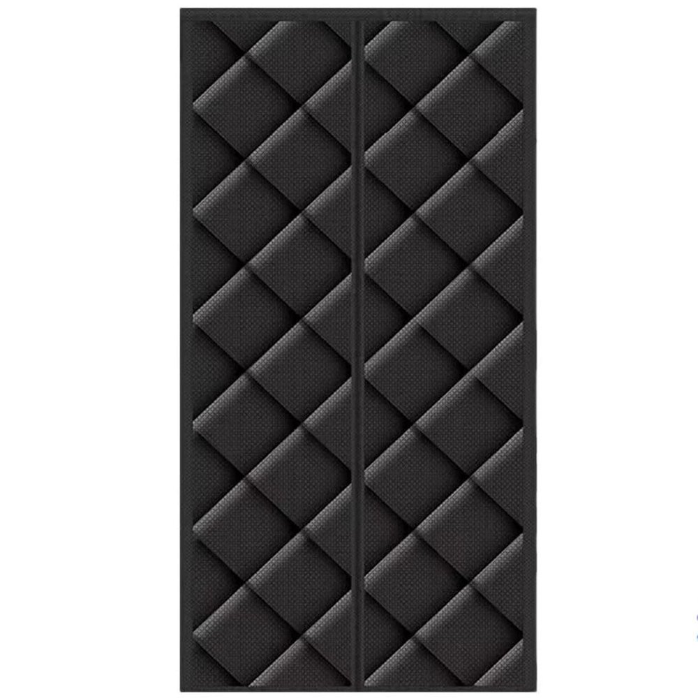 Magnetic Insulated Door Curtain, 80 x 200 cm, Thickened Weatherproof Mesh Curtain