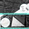 Magnetic Insulated Door Curtain, 80 x 200 cm, Thickened Weatherproof Mesh Curtain view 3