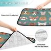 Reusable Dog Pee Pad, Non-Slip Floor Mat for Beach, 20 x 24 in, Cute Small Dog Faces and Breeds view 4