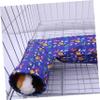 Blue Fabric Sleep Tunnel for Hamsters and Guinea Pigs view 4