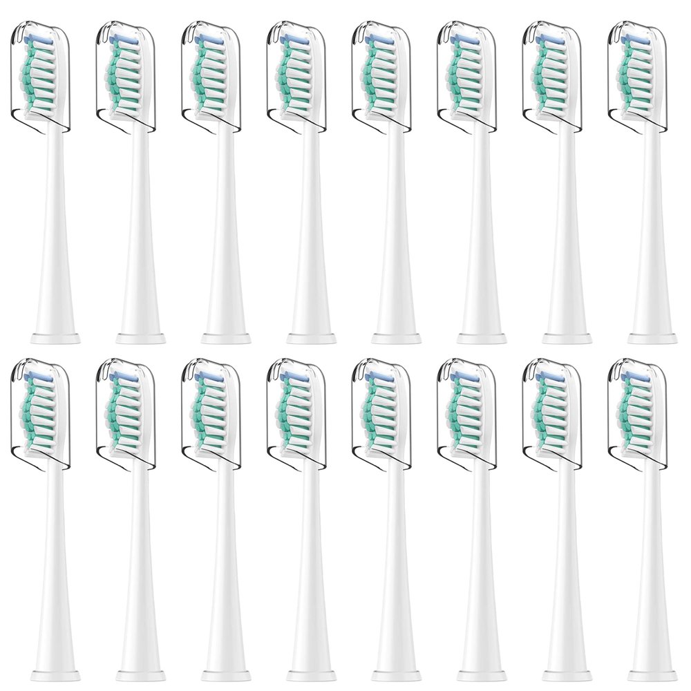 Rebeool 16-Piece Replacement Brush Heads Compatible with Philips Sonicare, White