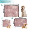 Dog Rug for Dirty Paws, Washable, Non-Slip, 61 x 91.4 cm + 91.4 x 106.7 cm, Rose Gold, Decorative Imitation, 2-Pack view 3