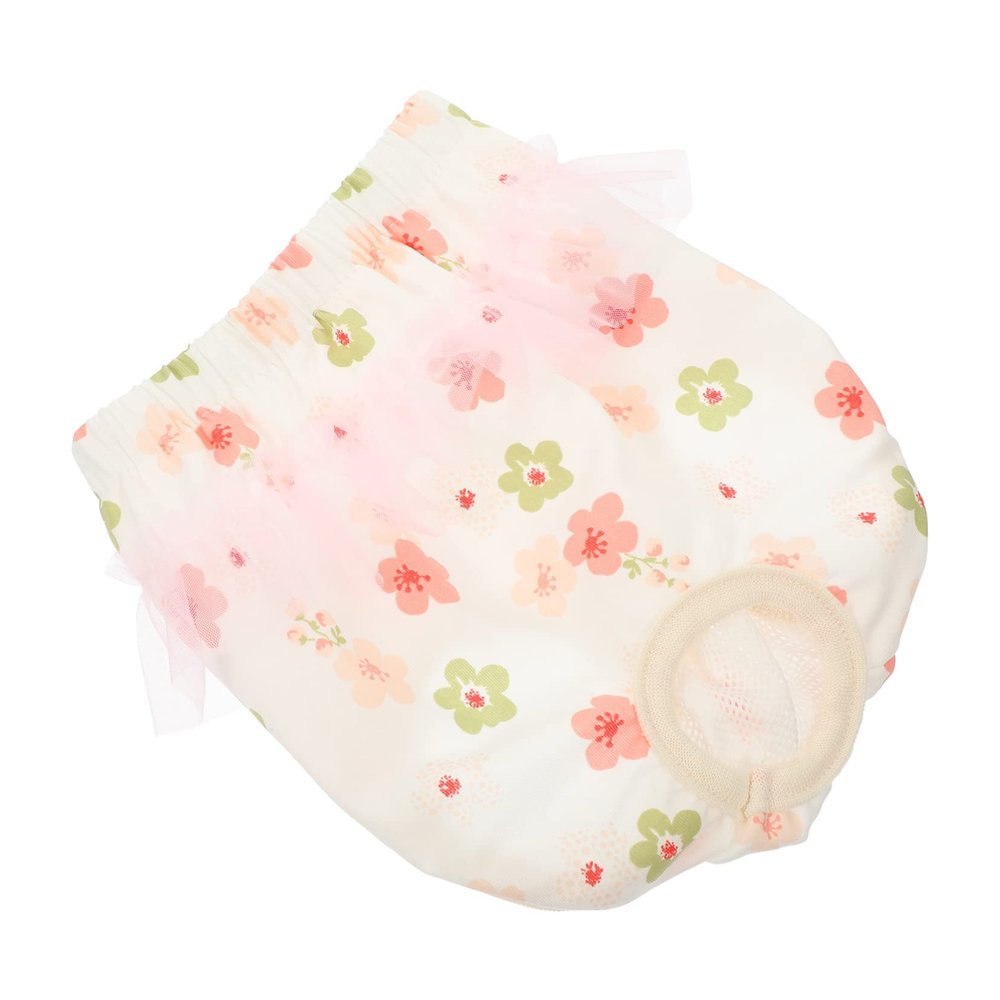 BESPORTBLE Female Dog Diapers and Furniture Protectors, Polyester with Cute Pattern, Washable, for Puppies and Pets up to 9 kg
