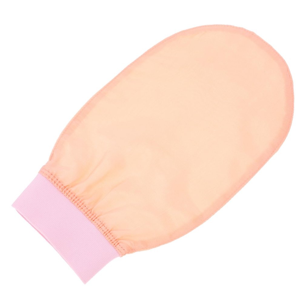 Baluue Pink Exfoliating Shower Glove, Imitation Silk
