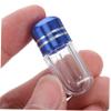 Gatuida 80-Piece Transparent Plastic Pill Bottles, Lightweight and Portable for Travel, with Secure Lids for Capsules and Tablets view 3