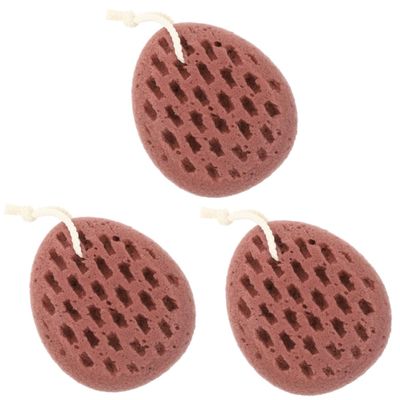 FRCOLOR 3-Piece Baby Back Sponge Set for Gentle Bath Massage