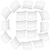 FRCOLOR 60-Piece Side Clip Hair Combs for Bridal Veils, Floral Bridal Hair Accessories view 2