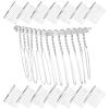 FRCOLOR 60-Piece Side Clip Hair Combs for Bridal Veils, Floral Bridal Hair Accessories view 3