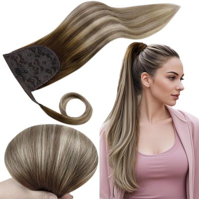 RUNATURE Human Hair Ponytail Extension, 70 g