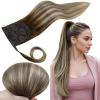 RUNATURE Human Hair Ponytail Extension, 70 g view 1