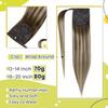 RUNATURE Human Hair Ponytail Extension, 70 g view 3