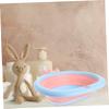 IWOWHERO 1-Piece Foldable Wash Basin, Portable Collapsible Basin with Cute Crown Princess Design for Travel and Home view 2