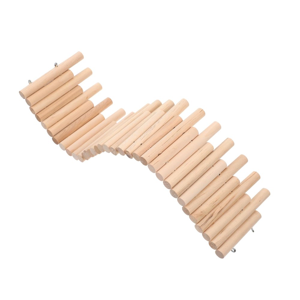 Levemolo Hamster Wooden Ladder and Synthetic Hedgehog Divider Fence