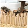 Levemolo Hamster Wooden Ladder and Synthetic Hedgehog Divider Fence view 2