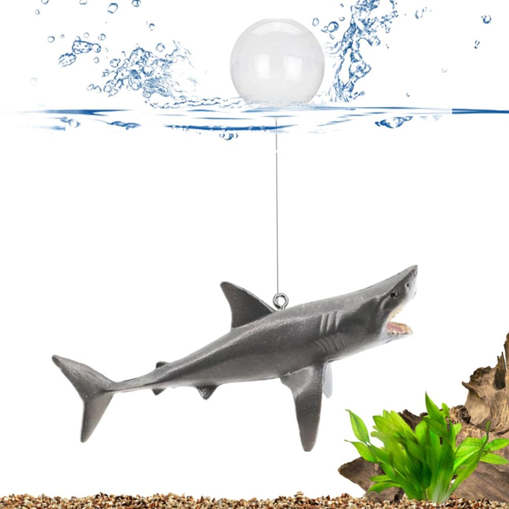 Adjustable Position Aquarium Shark Decoration