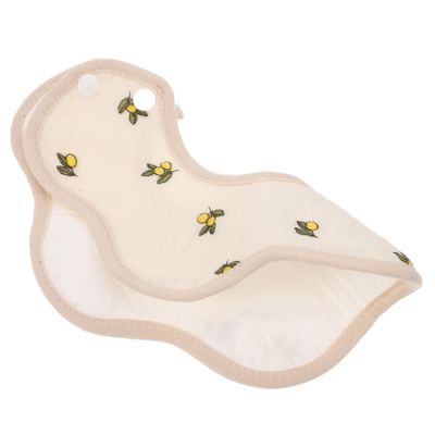 ibasenice Cotton Baby Bibs, Skin-Friendly and Washable, Protective Drool Bibs for Newborns and Babies