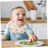 ibasenice Cotton Baby Bibs, Skin-Friendly and Washable, Protective Drool Bibs for Newborns and Babies view 2