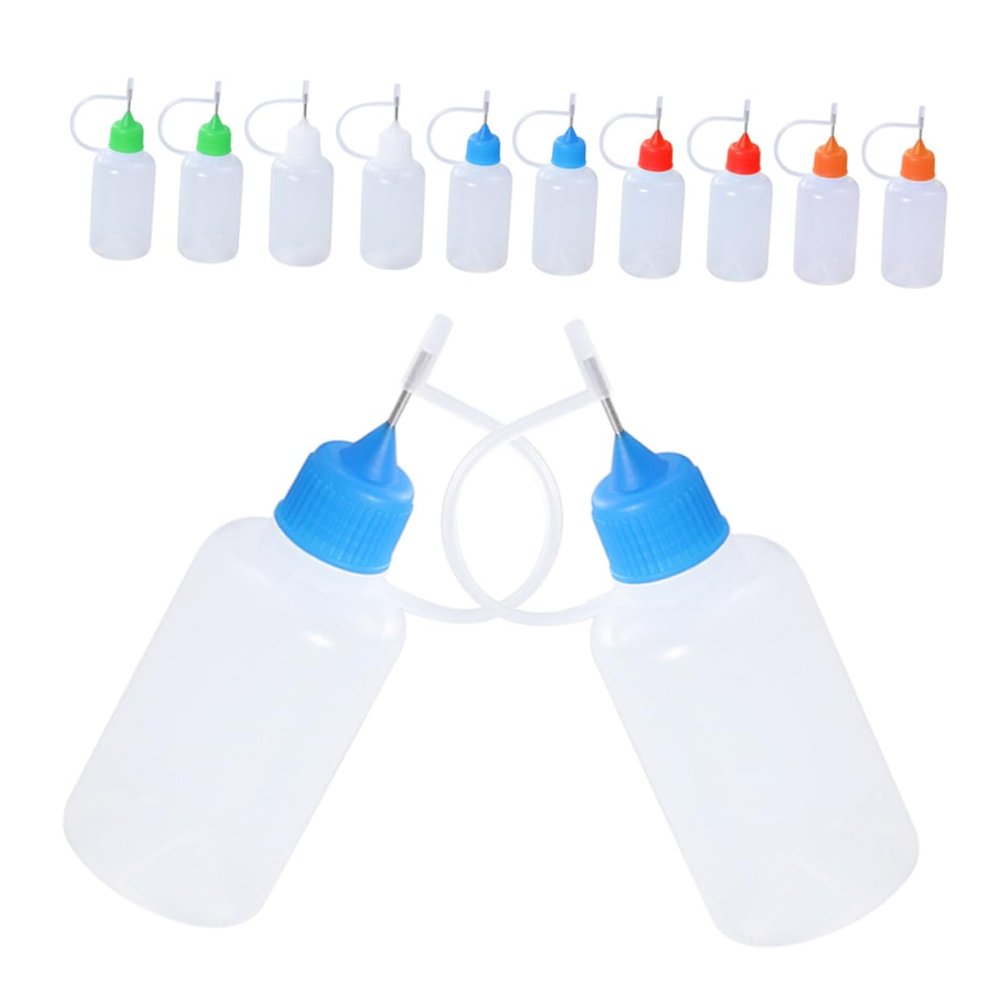 Gatuida 30 mL Applicator Bottles, 25-Pack, with Needle Tips for Precision