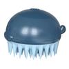 Blue Plastic Cat Bath Brush for Massage and Cleaning view 1