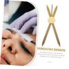Stainless Steel Eyebrow Golden Ratio Ruler for Precise Shaping view 3
