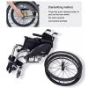 XCSCUK Lightweight Folding Self-Propelled Sport Wheelchair for Adults, 40 cm Seat view 4