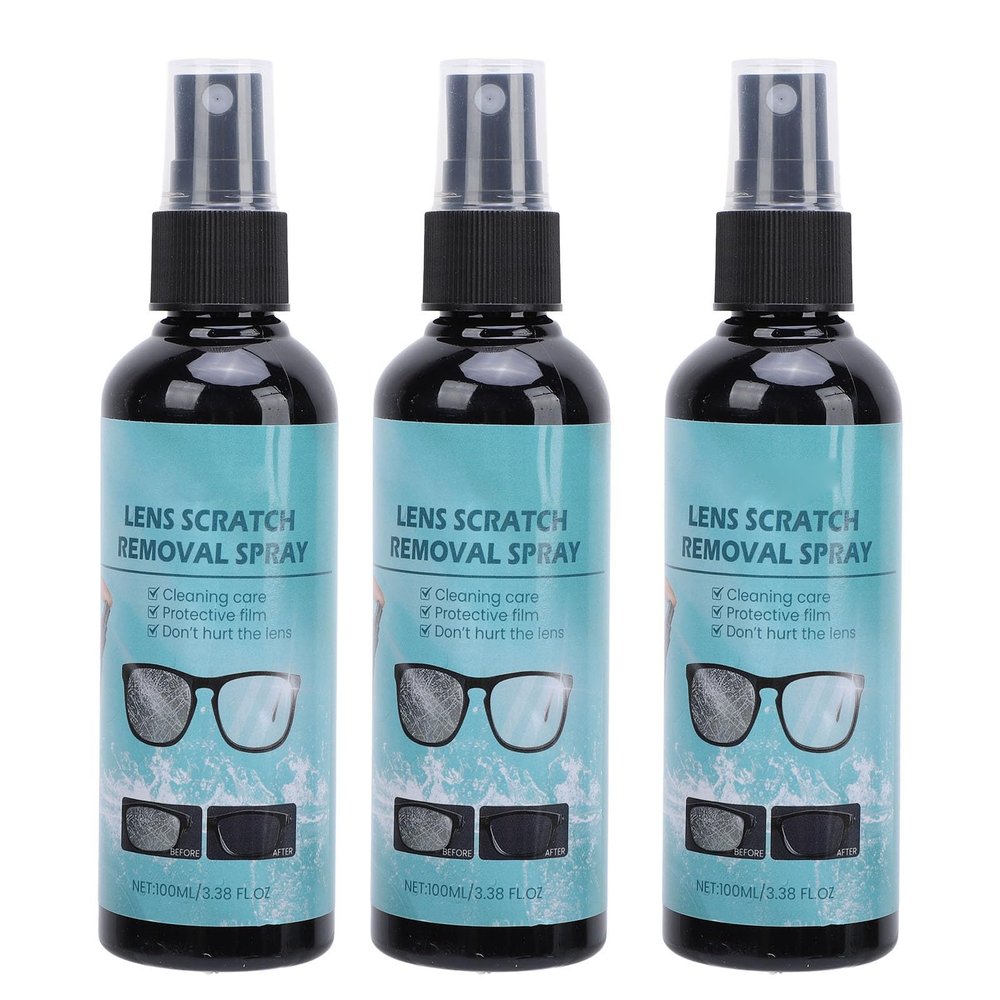 TYTOGE 3-Pack Lens Scratch Remover Spray, 100 ml