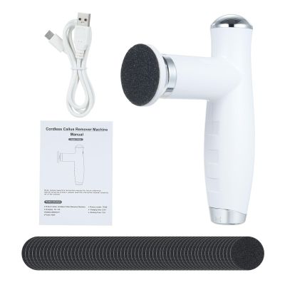 Layhou Electric Foot Callus Remover, Cordless Foot File with 60 Replacement Sanding Discs