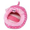 Soft Plush Pet Cave Bed for Small Dogs and Cats, 19 x 17 x 13 cm view 1