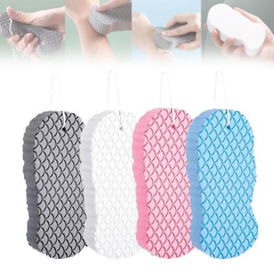 Super-Soft 3D Exfoliating Bath Sponge, Gray