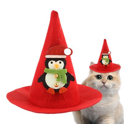 Christmas Hat for Dogs and Cats with Chin Strap