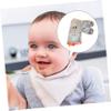 MOLUCKFU Waterproof Long-Sleeve Baby Bibs for Toddlers, Easy to Clean, High Chair Compatible, Chemical-Free, Healthy Cartoon Design view 4