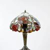 DKSNAJ Small Tiffany-Style Table Lamp with Handcrafted Stained-Glass Shade, Pastoral Style view 4