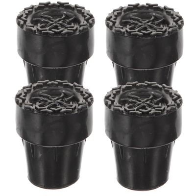 minkissy 4-Piece Walking Cane Tips, Replacement Foot Covers for Trekking Poles