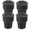 minkissy 4-Piece Walking Cane Tips, Replacement Foot Covers for Trekking Poles view 1