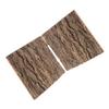 Supvox 2-Piece Bark Backgrounds for Reptile Habitats, Real Tree Bark for Aquarium Decorations and Green Plant Walls view 1