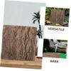 Supvox 2-Piece Bark Backgrounds for Reptile Habitats, Real Tree Bark for Aquarium Decorations and Green Plant Walls view 4