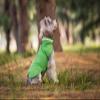 BT Bear Dog Raincoat, Adjustable, Waterproof, Lightweight, Reflective Stripes, Poncho for Small Dogs, Green, Size S view 2