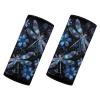 JUZGTSIT Dragonfly Luggage Handle Cover Set, Purple, 2 Pieces, 20 x 30 cm view 1