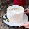 10-Piece Mirror Gold Acrylic Christmas Cake Toppers view 4
