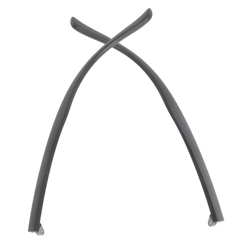 FOMIYES Eyeglass Temple Arm Replacement, 1 Pair, TR90 and Metal, Black