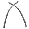 FOMIYES Eyeglass Temple Arm Replacement, 1 Pair, TR90 and Metal, Black view 1