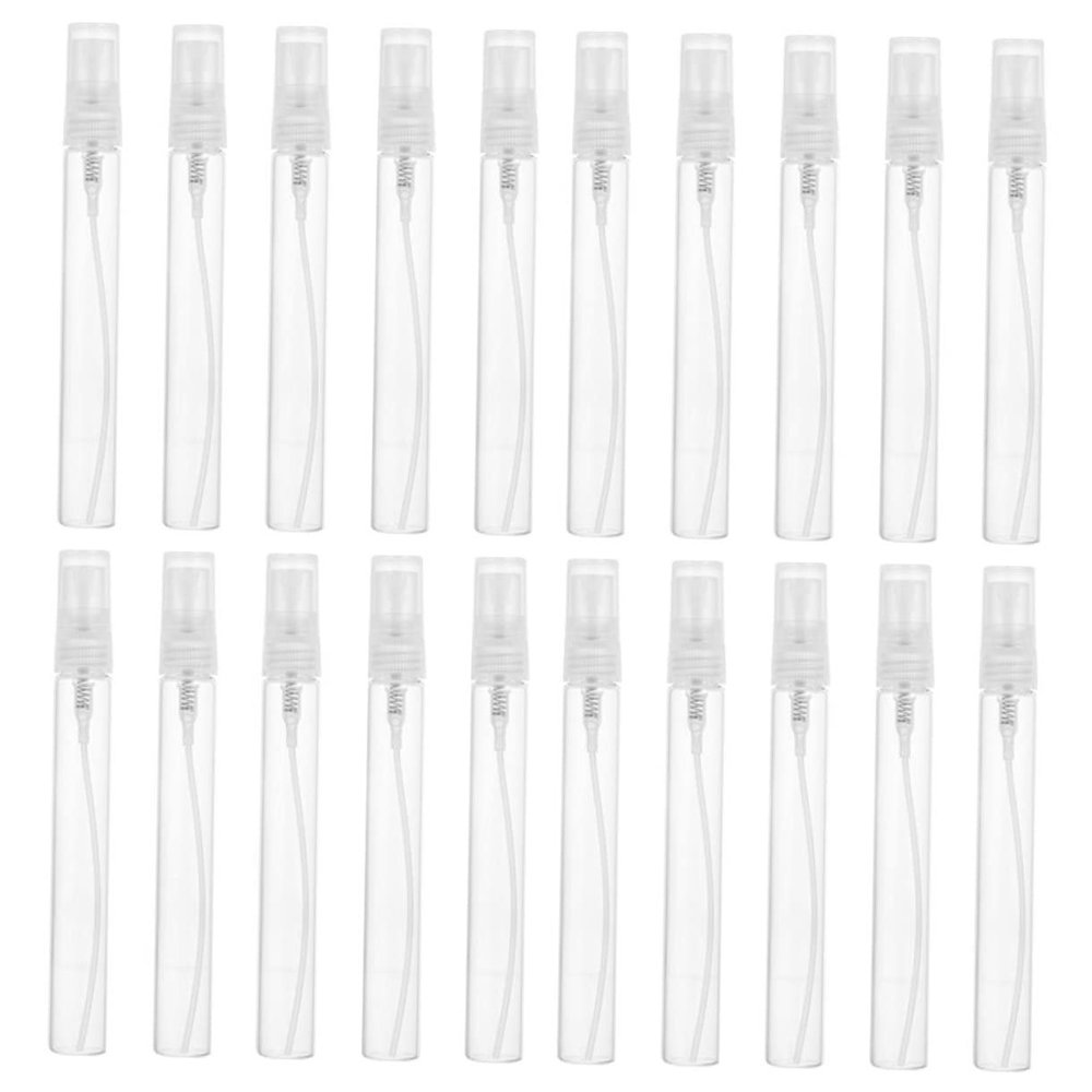 Baluue Empty Glass Perfume Bottles, 10 mL, 25-Pack, Portable